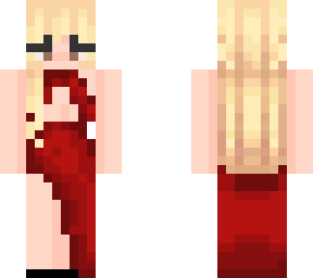 realufogirl red dress 2