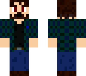 vamp blue/green flannel