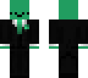 dressed green blob