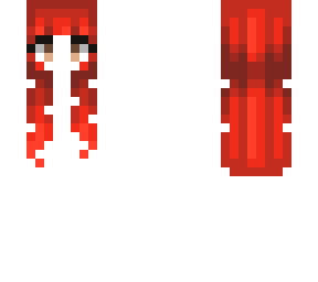 female hb - apple red w/ short bangs