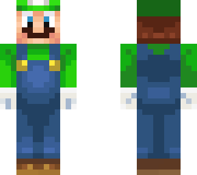 luigi-mario mashup pack skin