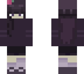 purple sweater girl