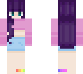 purpley pink girl