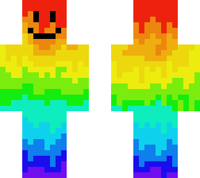 rainbow drip w/ headphones