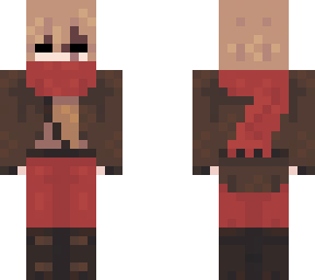 seep red scarf