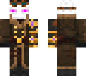 steampunk white enderman v2 (4 pixels arms)