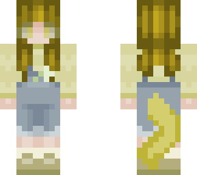 yellow axolotl girl