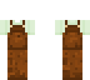 brown and green overalls