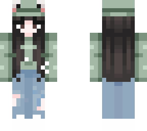 frog girl black hair