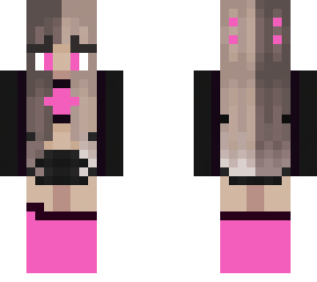 pink and black