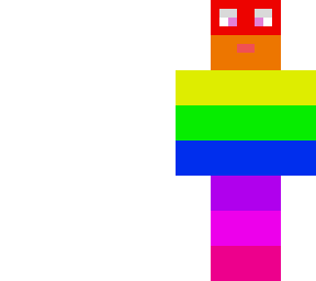 rainbow person