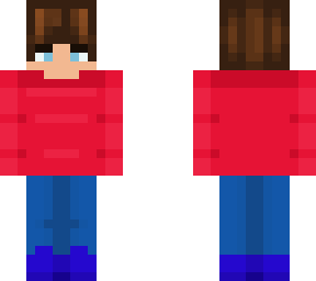 red shirt boy