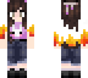 tasha con llamas