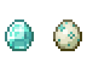 turtle egg + diamond