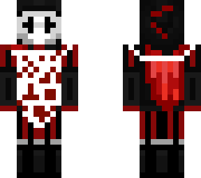 clownpierce as a evil buthcer with blood