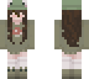 frog hat mushroom girl