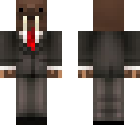 walrus in a tux