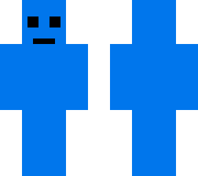 blue man