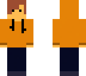 orange boy with brown hair - by = coffee