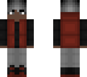 male - red n black jacket