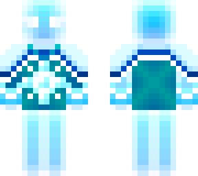 the pure essence of the glacial powers with clothes