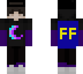 a skin with a made ff cape!!