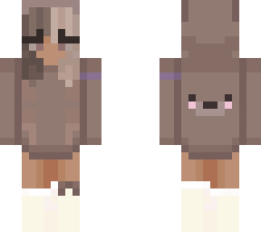 bear hoodie & split dye *not original*