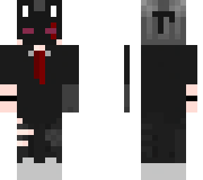 black suited gentleman