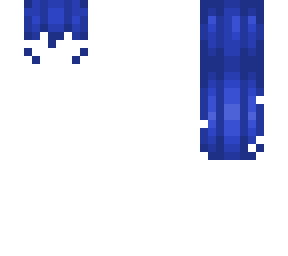 Dark Blue Hair | Minecraft Skin