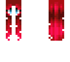 female hb - raspberry red bangs v2