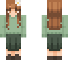 girl in the forest.