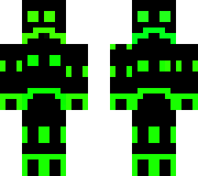 green faces