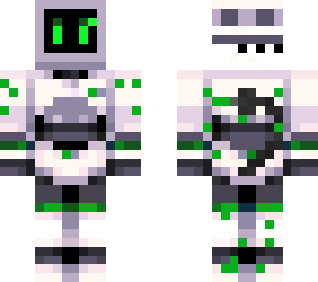 green robot
