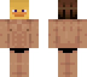 man with a duck mask