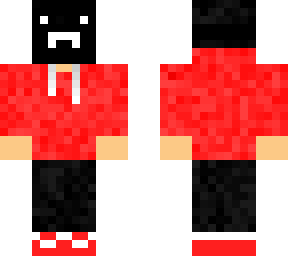 nightmare with colored red hoodie
