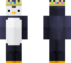 pinguin with crown
