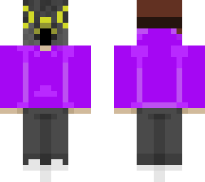 purpled hooded guy in falcon mask