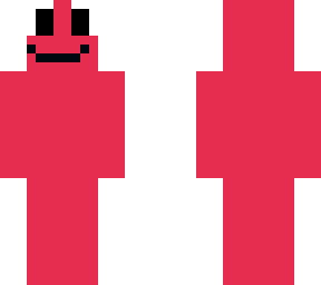 red w big eyes + eyebrows!!