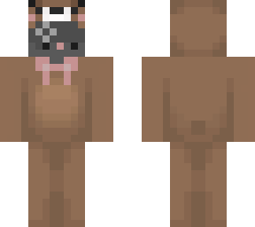 thicker cat with bear onezie