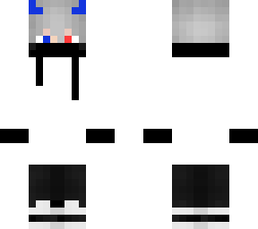 black and white