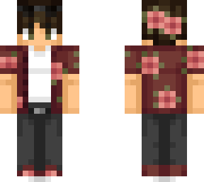 dazzles (me) - may flowers, open shirt
