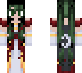 green hair queen luna