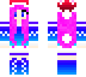minecraft christmas girl skin