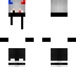 red and blue eye