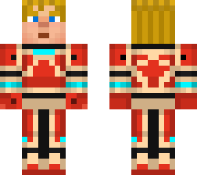 the redstone riot (blond hair)