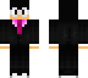 traje con gafas