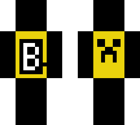 black and yellow skin with b word
