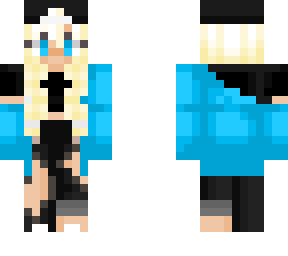 blue girl