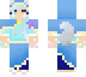 magical snow fox girl (cloak v6)
