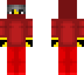male - red ninja suit